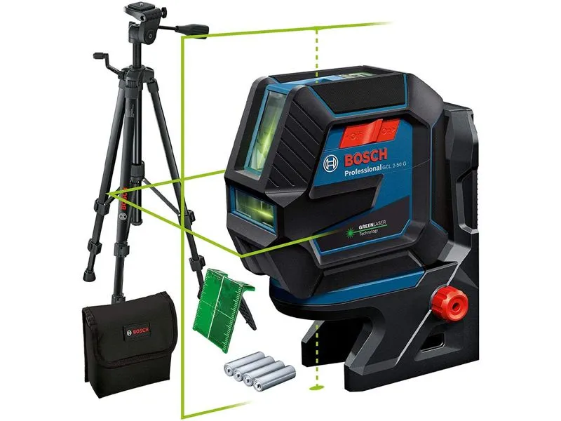 Bosch GCL 2-50 G yhdistelmälaser (piste- ja linjalaser)